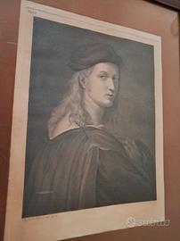 incisione antica da raffaello