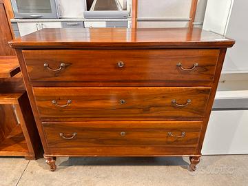 Comó color noce con specchio