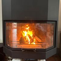 Termocamino a legna Girolami 27,5 kW - Come nuovo