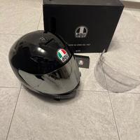 Casco AGV K3-SV Nero taglia S - doppia visiera