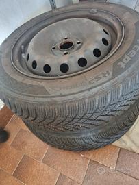 Cerchioni in ferro 15 pollici con gomme