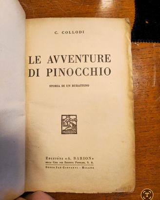 Le Avventure di Pinocchio 1940 Collodi 