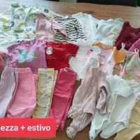 lotti di abbigliamento bambina 