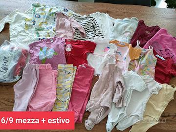 lotti di abbigliamento bambina 