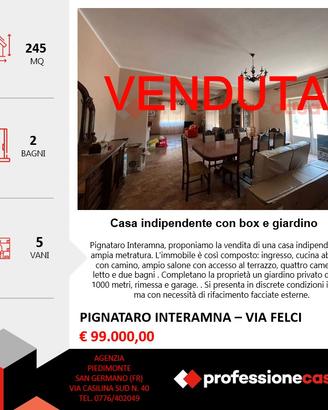 Casa indipendente con garage