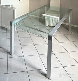 Tavolo Fiam in cristallo