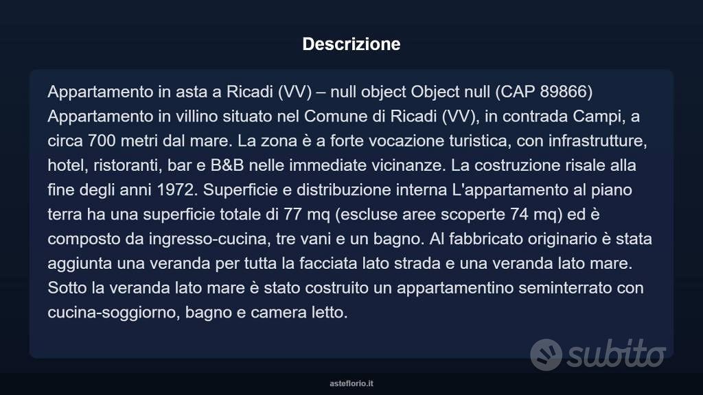 Appartamento – Ricadi, Orsigliadi - Vista 3