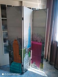 Paravento, separé tema New York