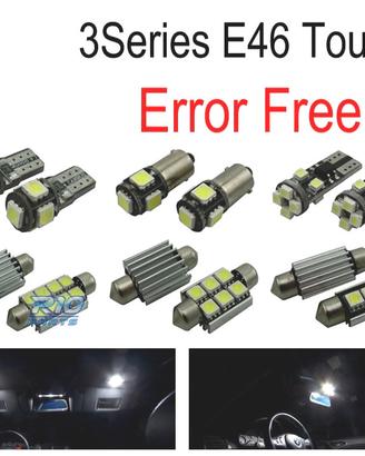 KIT 18 LAMPADE LED INTERNE BMW SERIE 3 E46 WAGON T