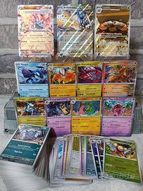 kit 130 carte pokemon con carte ultra rare