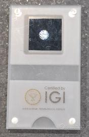 0.80 D VS1 3EX Diamante "LabGrown" Certificato IGI