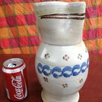 Antica terracotta pugliese maiolica brocca rustico