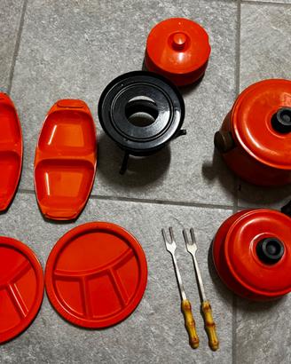 Set bourghignonne pentole Faro Italy Anni 80