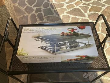 Pietra ollare grill da tavolo