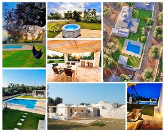 OSTUNI, villa con piscina