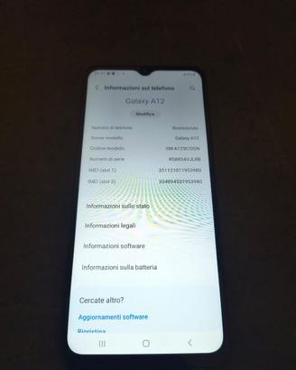 Samsung Galaxy A12 128GB Black - sbloccato