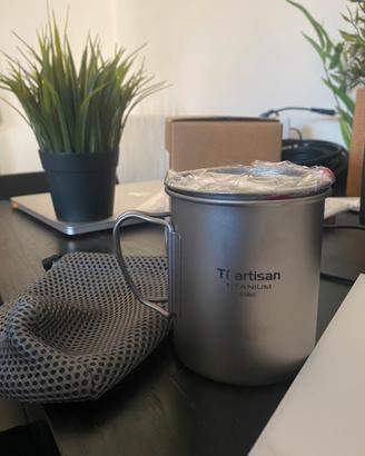 Tazza in TITANIO / 450ml nuovo / ultralight