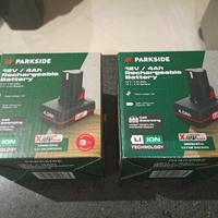 2x Batterie 12v 4ah parkside 