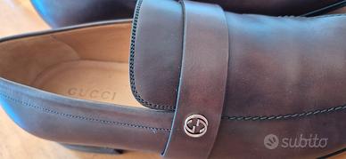 gucci mocassini broadwick loafer  mai usati 40.5
