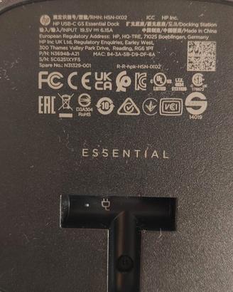 Docking station HP originale