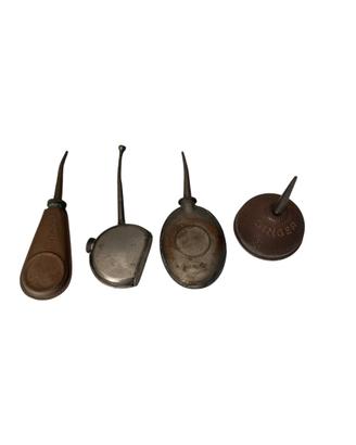 4 oliere vintage per macchina da cucire