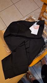 luisa viola pantalone nero cotone