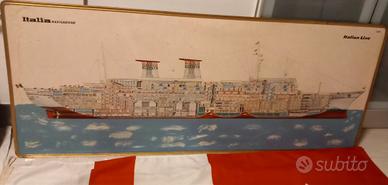 Grande pubblicità ITALIA Società di Navigazione