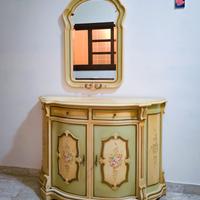 Mobile legno e specchio