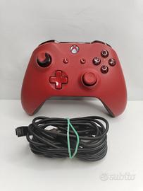 Controller Xbox one Rosso con Cavetto Originale 