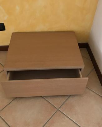Coppia di comodini in rovere