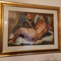 quadro di nudo di donna