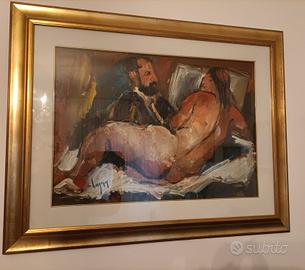 quadro di nudo di donna