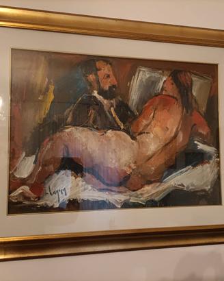 quadro di nudo di donna