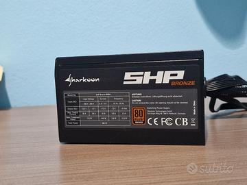 psu sharkoon shp 500 watt 80+ bronze