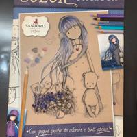 Color Artbook Santoro London con adesivi nuovo