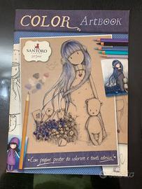 Color Artbook Santoro London con adesivi nuovo