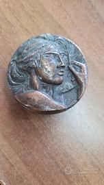 Medaglia in bronzo Roma Capitale d'Italia - Emilio