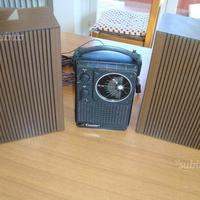 Radio Tiger X112 vintage anni 70 con altoparlanti