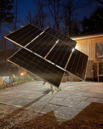 Inseguitore Solare EcoWorty e 6 pannelli 200W