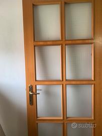 Porta da interno con vetro