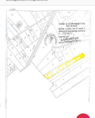 Terreno ficheto di 4470 m2 zona Cupa Campi Sal.na