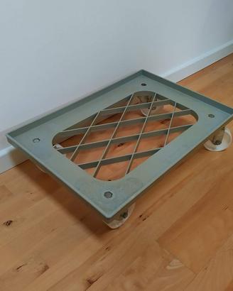 Pianale in ABS su rotelle Alimenti portata 250 kg