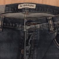 Nuovo GRIFONI Jeans Denim Taglia 29