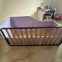 Struttura letto singolo in legno