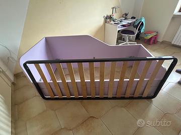 Struttura letto singolo in legno