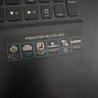 Pc gaming portatile Acer predator Helios 300