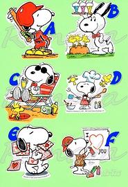 Snoopy adesivi originali da collezione