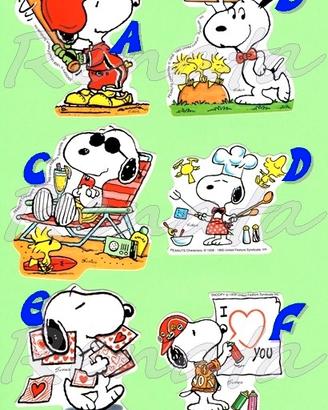 Snoopy adesivi originali da collezione