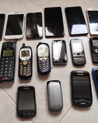 lotto telefonini smartphone vintage 