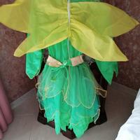 Costume Campanellino età 8 - 10 anni,altezza 124 c